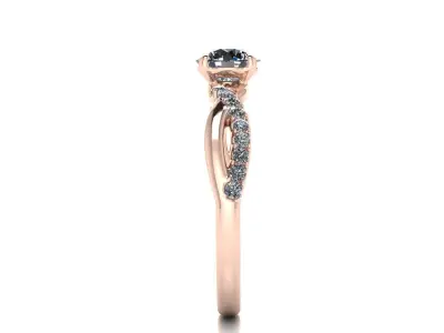 Jewelry Female Ring 3D print model