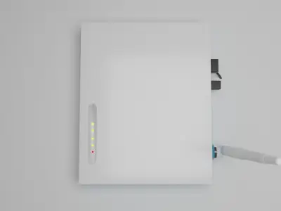 Modem wi-fi router Free 3D model