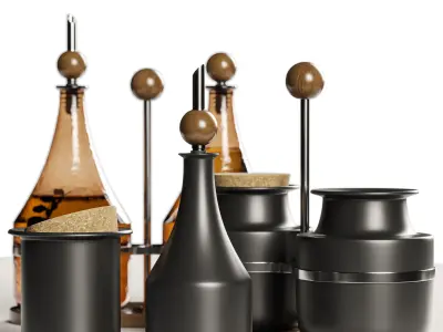 Ikea Krosamos Kitchen Container Set 3D model