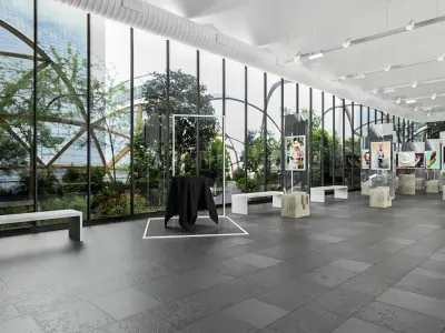  Art Gallery Contemporary 3D Low-poly 3D model