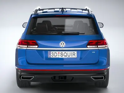 Volkswagen Atlas Regular 2021 3D model