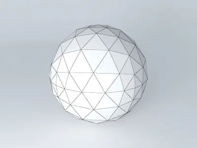 Geodesic dome Free 3D model