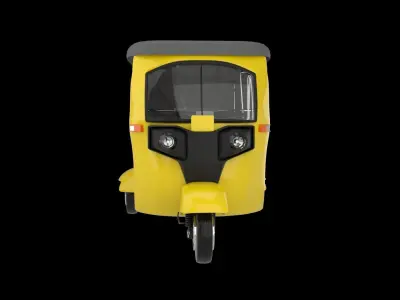 tuk tuk rickshaw 3D model