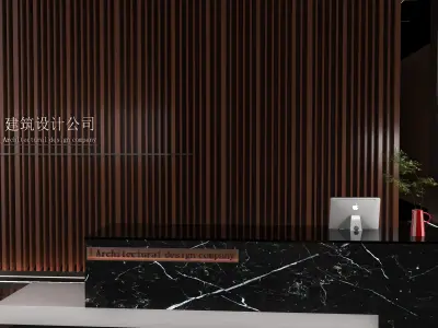 Office Lobby Modern Hotel lobby 3D model