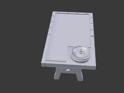 Roulette Table 3D model