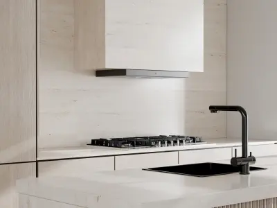 Kitchen Appliance Bosch Kitchen Set 78 Low-poly 3D model