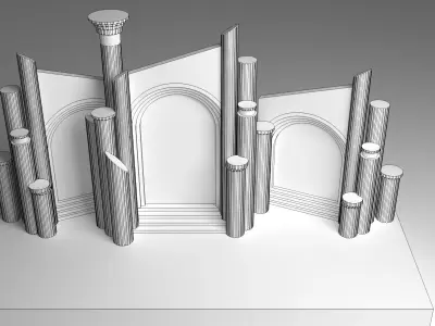 Wedding Stage 3D model