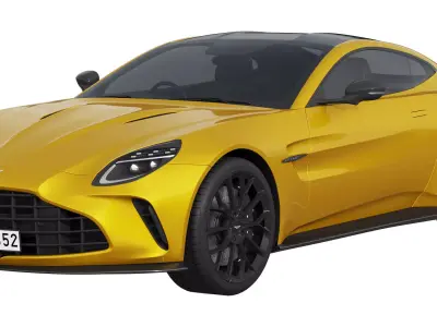 Aston Martin Vantage 2024 3D model