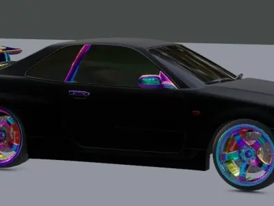 Nissan Skyline GTR 3D model