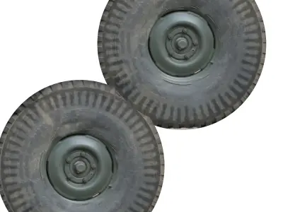 Major Jeep mesh 3D model