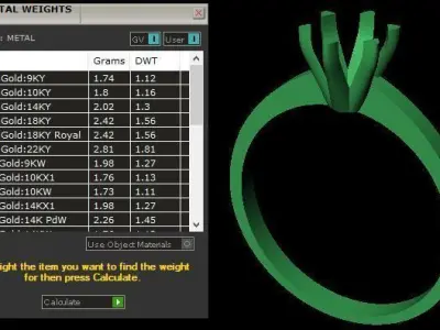 Women Ring 88 Simple Diamond Solitaire Engagement Ring for women Free 3D print model