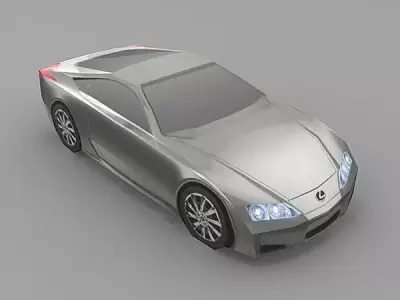 Lexus LF-A Low-poly 3D model