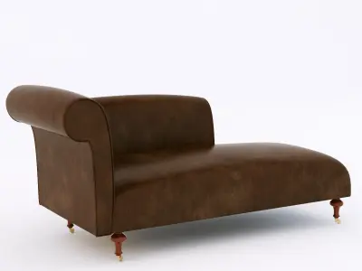 casablanca leather sofa 3D model