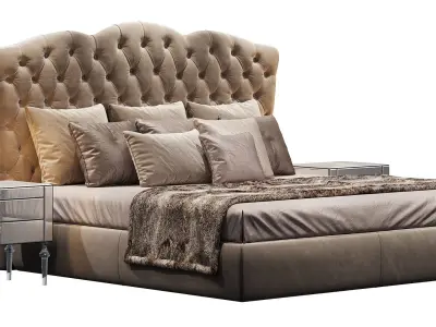 BED EGOIST LETTO DV HOME COLLECTION 3D model