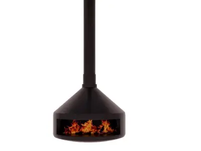 Fireplace Hanging fireplace  3D model