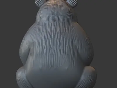 Panda pendant 3D print model