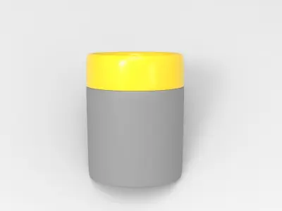 Celo Table Clock Low-poly 3D model