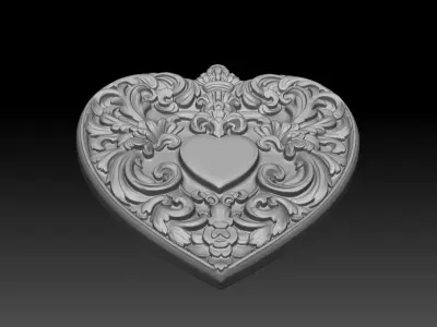 Bas relief Frame 240506 09 3D print model
