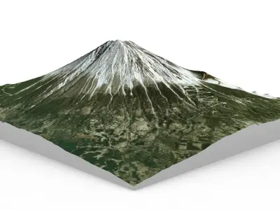 Mount Fuji  Free 3D model
