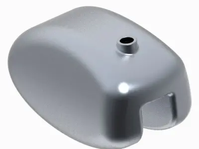 Classic Bike Fuel Tank 3D print model