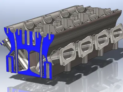 Engine Head 3D model