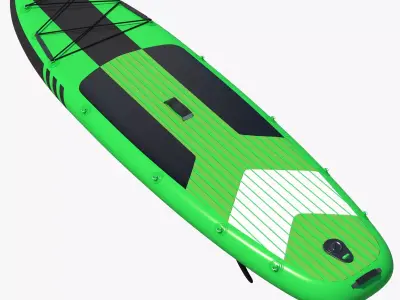 Inflatable Stand Up Paddle Board 3D model