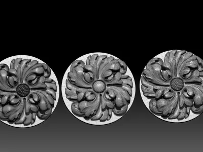 Carved decor2 3D print model
