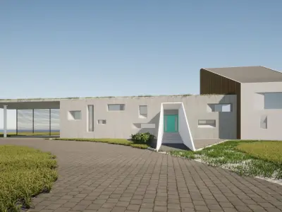 Modern House 1 3D model