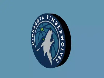 Minnesota Timberwolves Team Logo 3D model