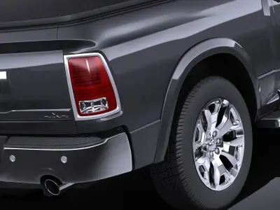 Dodge RAM 1500 Laramie Limited 2015 VRAY 3D model