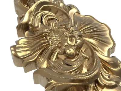 Carved Picture Frame 3D model