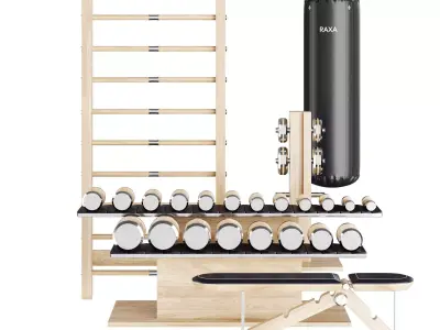 PENT luxury fitness equipment 3D model