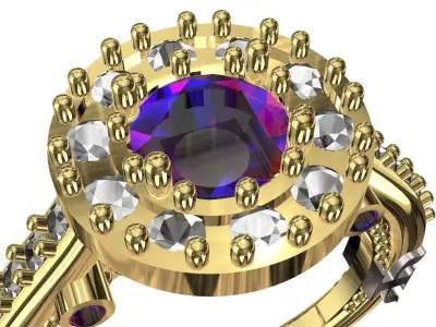prom  university ring      psicology 3D print model