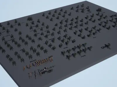 Ghostfang Low-poly 3D model