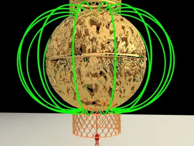 Chinese lantern 3D model