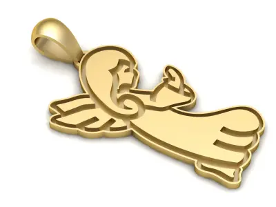 faire prying pendant 3d printable model 3D print model