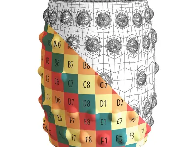 EZRA bubble stool Free low-poly 3D model