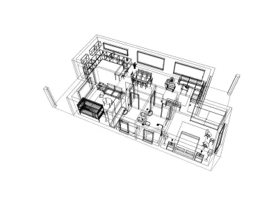 Apartment Design 3D model