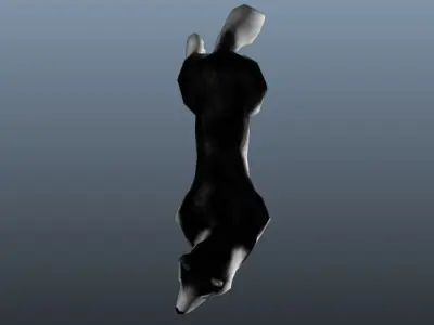 Dog Animation Low-poly 3D model