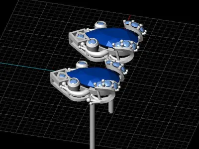 jewelry earing 3D print model