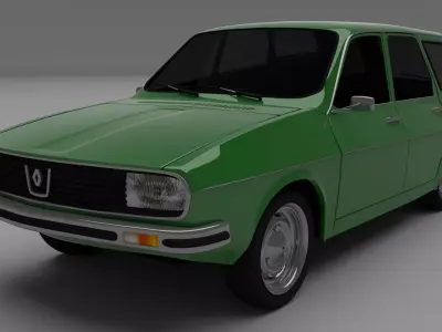 Renault 12 Dacia 1300 estate 3D model