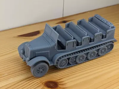 Sd Kfz 6 Zugkraftwagen 5t 3D print model