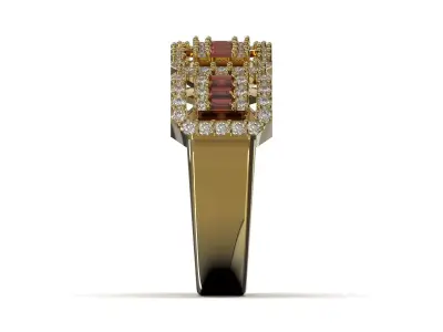 Printable cad jewelry woman ring model jr00355 3D print model