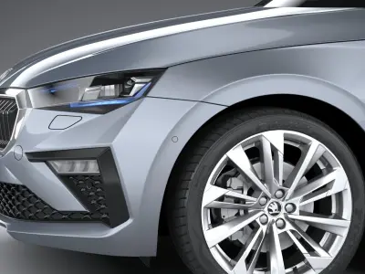 Skoda Scala 2024 3D model