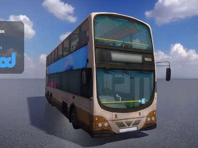 Hk Doubledeck 001 3D model