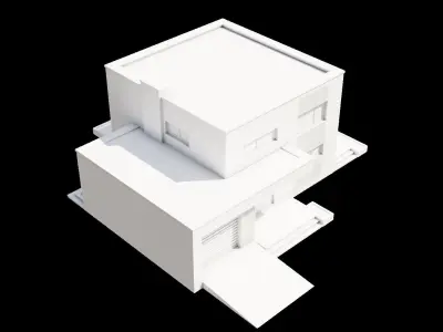 Modern House ID078 3D model