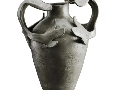 Vase decor Low-poly 3D model