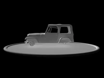 Jeep Wreck 3D model