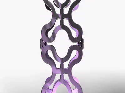 Stage Decor 23 Modular Wall Column 3D model