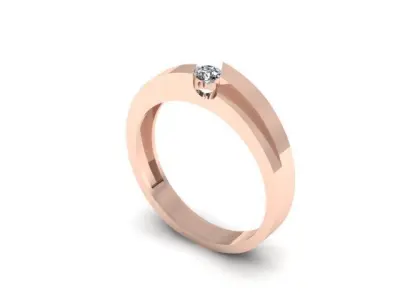 men ring ready to print 3D print model